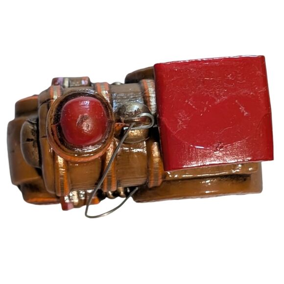 Vintage 1976 Hallmark Christmas Ornament train engine locomotive hard plastic - Picture 6 of 8